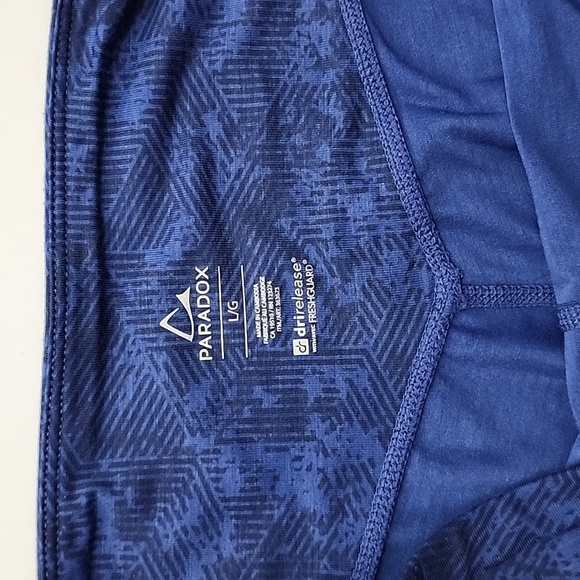 Paradox Dri Release  Freshguard Navy Blue Merino Wool Blend Leggings Size L - Picture 4 of 11